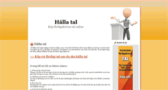 Desktop Screenshot of hallatal.se